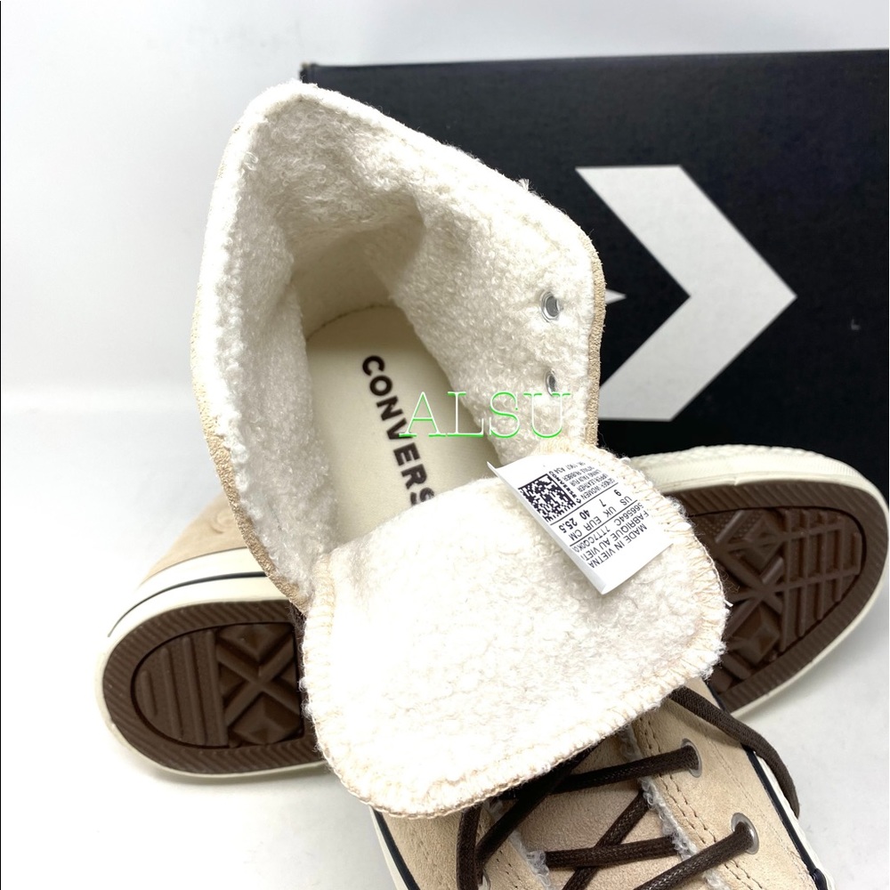 Converse Ctas Suede High Top light Bisque Suede W - Picture 9 of 9